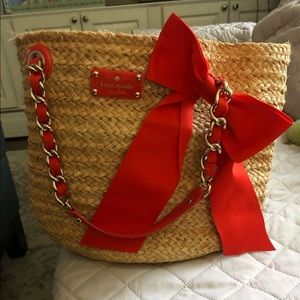 Kate Spade straw bag